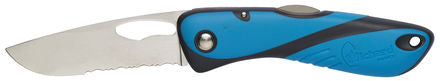 Offshore knife - Single serrated blade - Blue #WI-10116