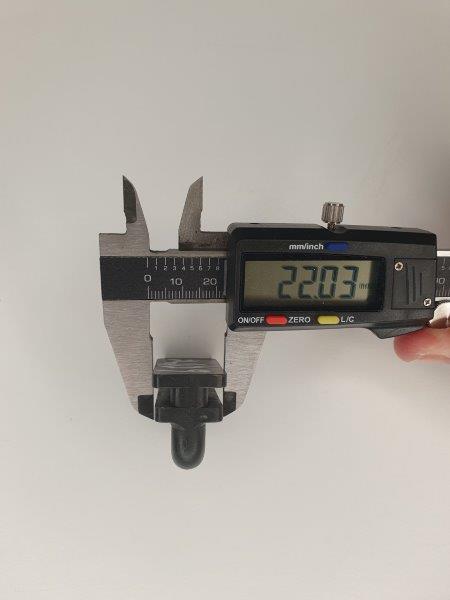 22mm Allslip Plastic Sail Slide #WF-A109