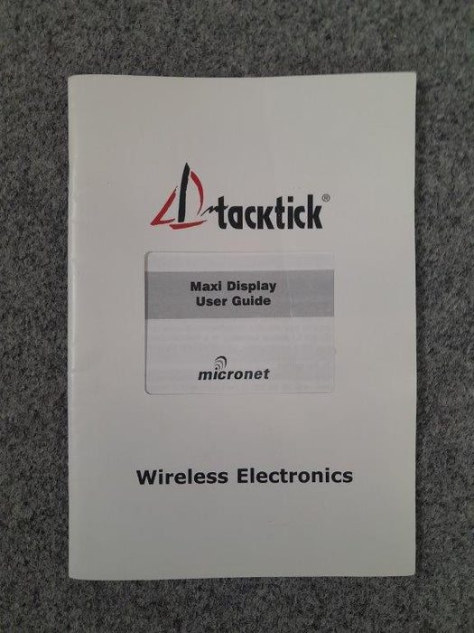 Tacktick Micronet Maxi Mast Display (Used) #KYM-043