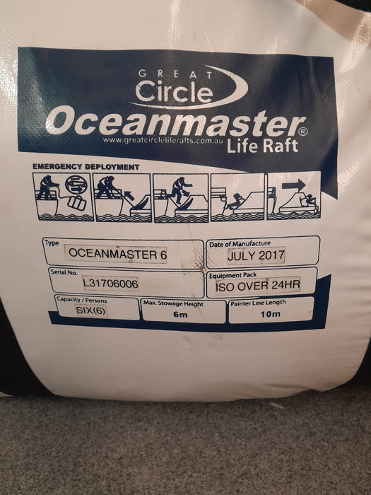 6 Passenger Life Raft Valise (Used) #JIO-001