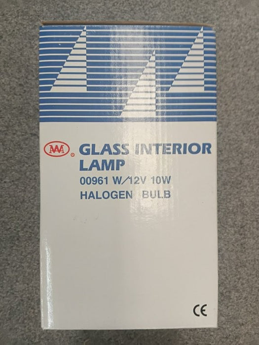 Glass Interior Lamp 12V/10W (New)  #RFE-012