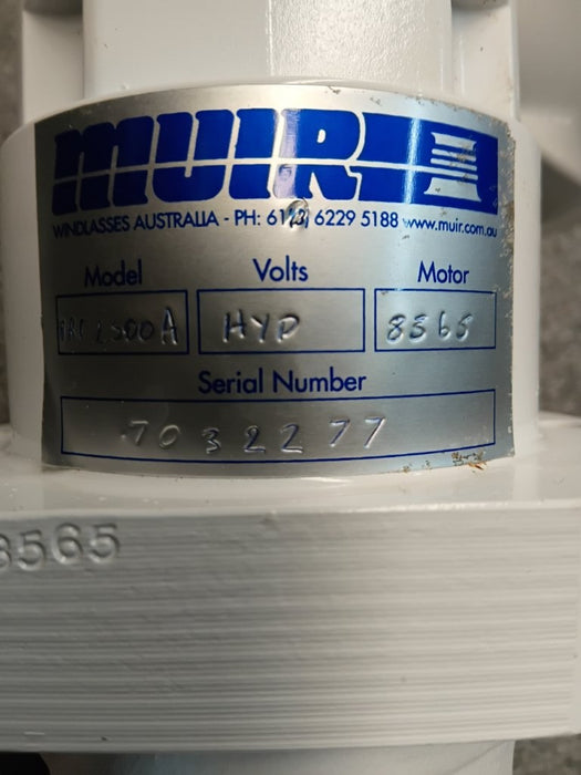 Muir VRC2500 Hydraulic Windlass (New)  #RFE-027