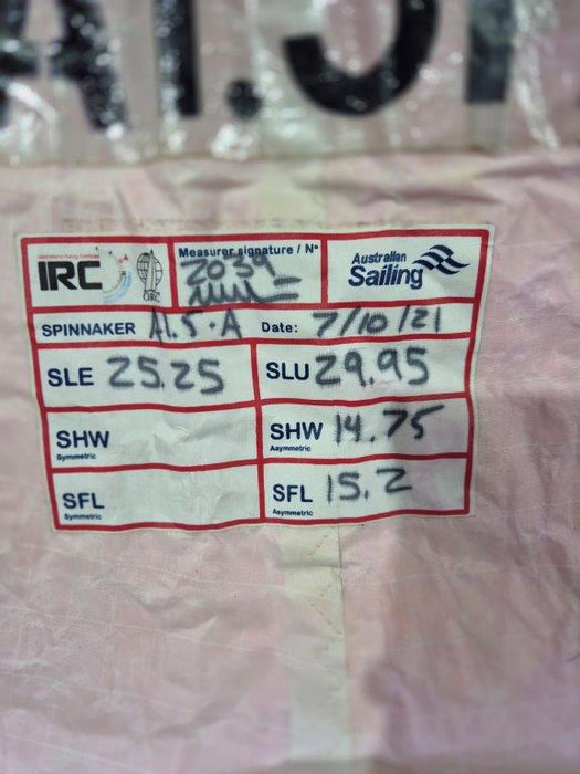 29.95m Luff Asymmetrical Spinnaker #CHW-001