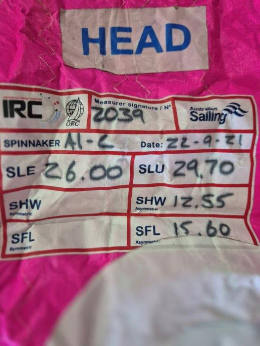 29.70m Luff Asymmetrical Spinnaker #CHW-002