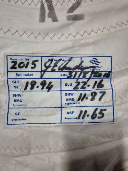 22.16m Luff Asymmetrical Spinnaker #PWT-011