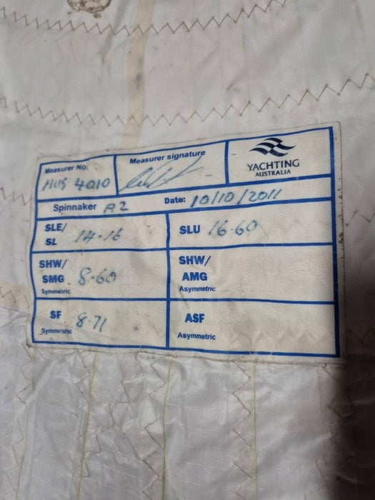 16.60m Luff Asymmetrical Spinnaker #EJR-001