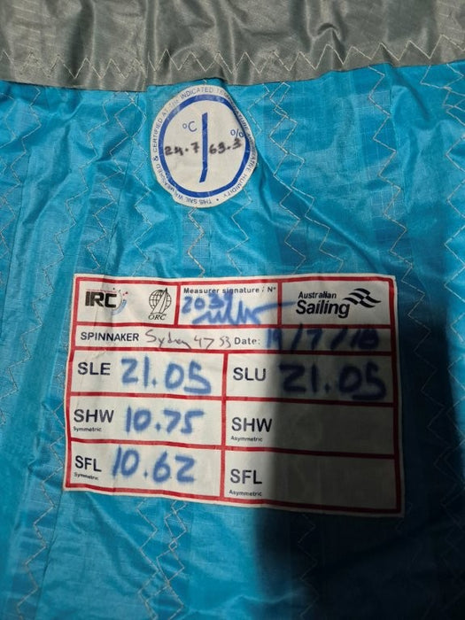 21.05m Luff Symmetrical Spinnaker #SHJ-009