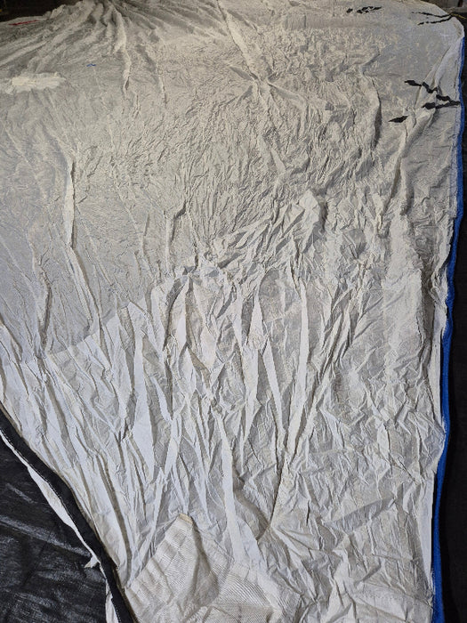 norths sails white asymmetrical spinnaker