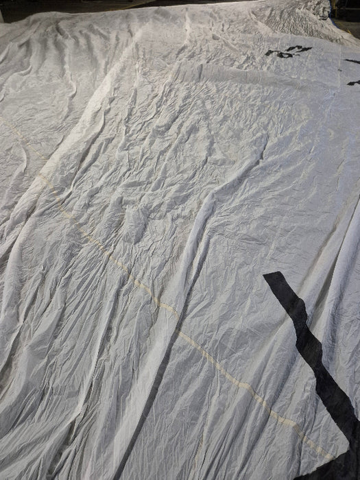 norths sails white asymmetrical spinnaker