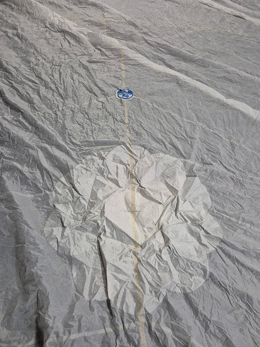 norths sails white asymmetrical spinnaker puller patch