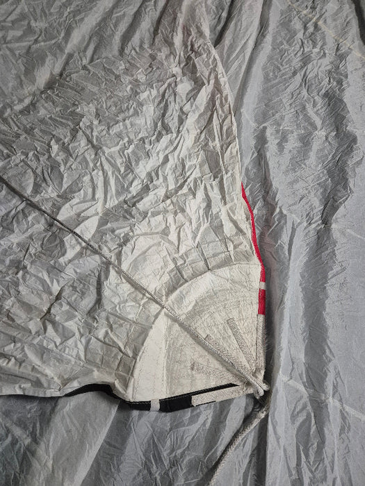 norths sails white asymmetrical spinnaker