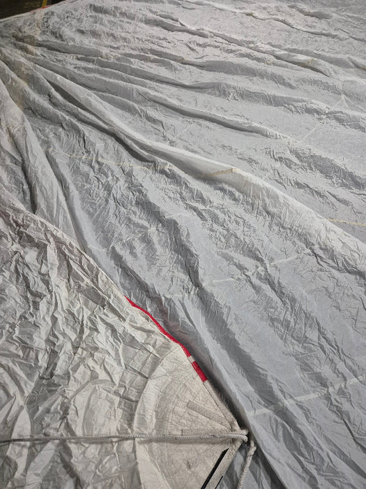 norths sails white asymmetrical spinnaker