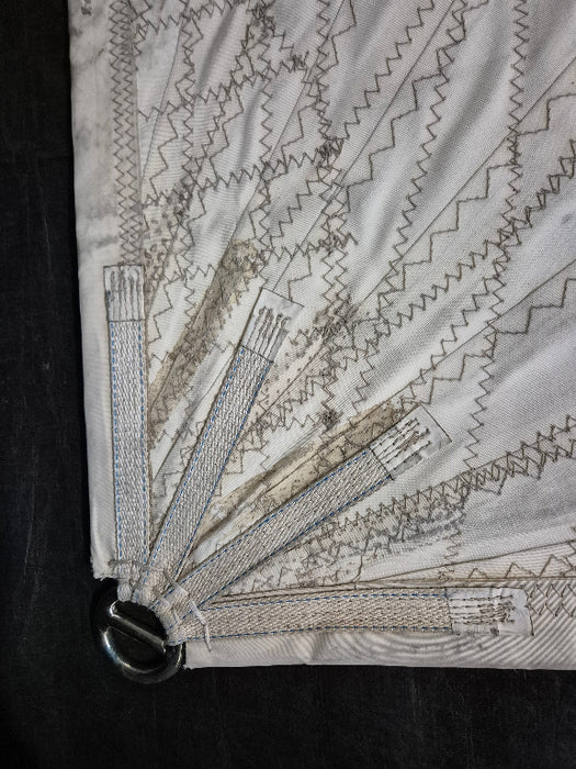 corner of sail. dacron second hand mainsail for sale