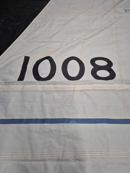black sail number sail exchange north sails dacron second hand mainsail for sale