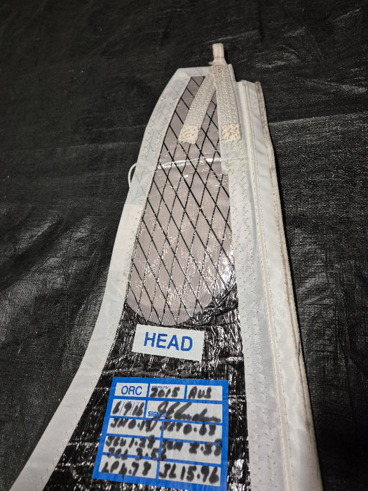 head measurement sticker sail exchange used north sails jib originally built for a Beneteau First 40