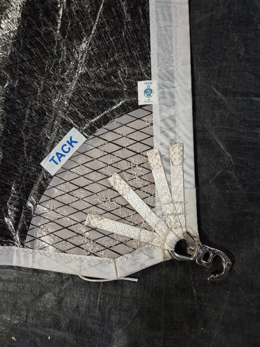 sail exchange used  jib close up of tack