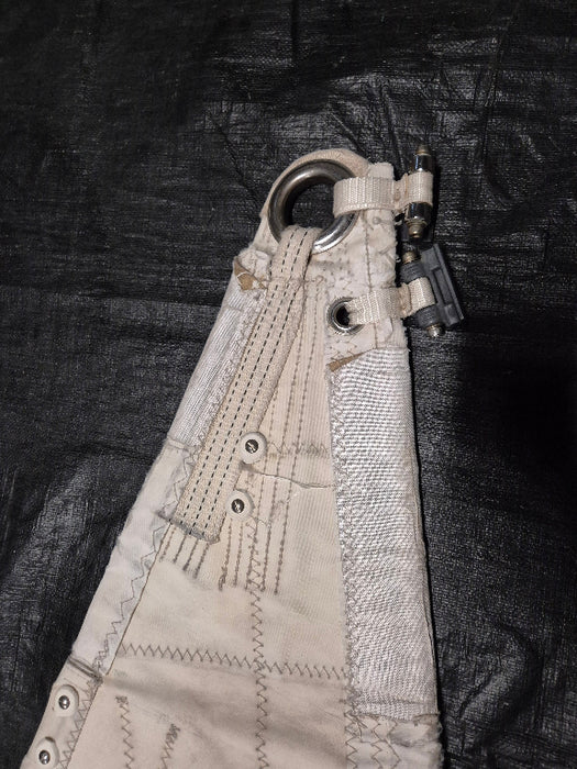 sail exchange use dacron main close up of head and luff attachments