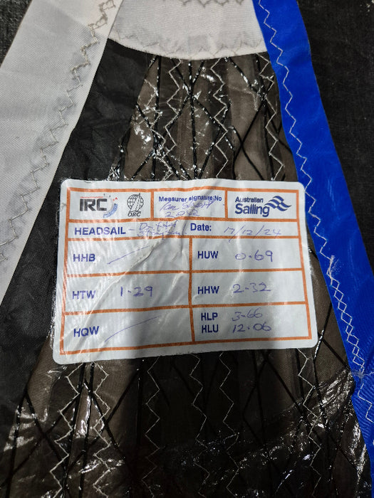 measurement sticker sydney 36 used staysail