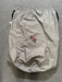 Gray drawstring sail bag with evolutuon sails logo 