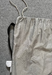 grey drawstring sail bag with black handle