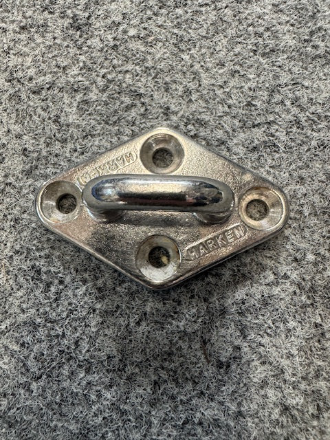 Harken #688 Diamond Stainless Steel Padeye 79mm  (Used) #PBR-004