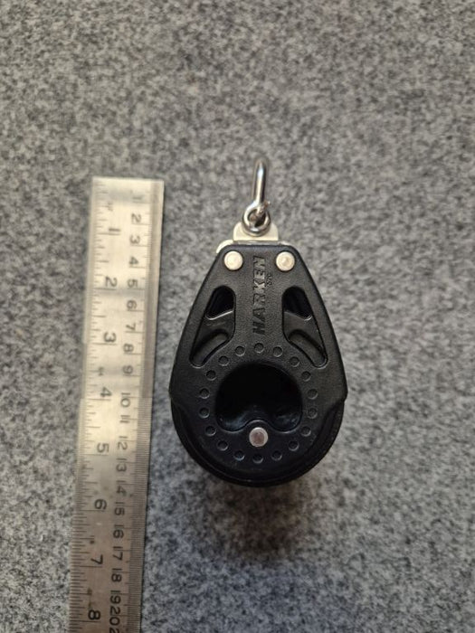 Harken 57 mm Triple Carbo Air® Block — Swivel part no 2604 (Used) #MTI-033
