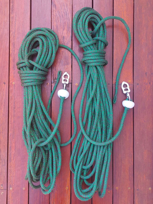 2 x 10mm x 20.5m Spliced Braces w/ Tylaska T8s (WTR-297)