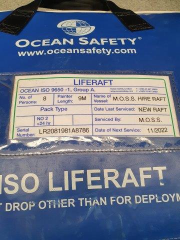 8 Passenger Life Raft Valise Rental #LIF-0708PAXV