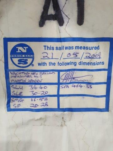 34.40m Luff Asymmetrical Spinnaker #GER-001
