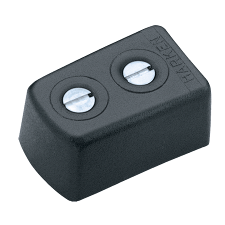Harken 22 mm Heavy-Duty Low-Beam Small Boat CB Track Endstops — Set of 2