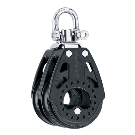Harken 57 mm Double Carbo Air® Block — Swivel
