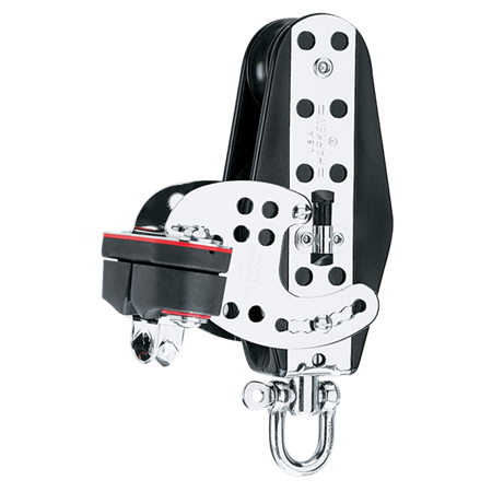 Harken 76 mm Fiddle Hexaratchet® Midrange Classic Block — Cam Cleat