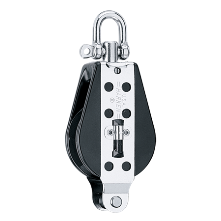 Harken 76 mm Midrange Hexaratchet® Block — Becket, Starboard