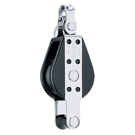 Harken 38 mm Big Bullet Small Boat Classic Block — Becket, Shackle