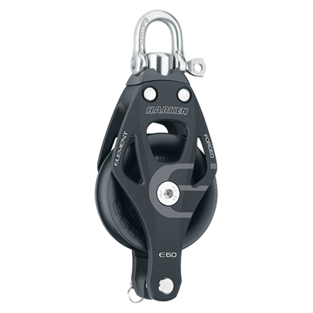 Harken 60mm Element Single Swivel Block w/Becket