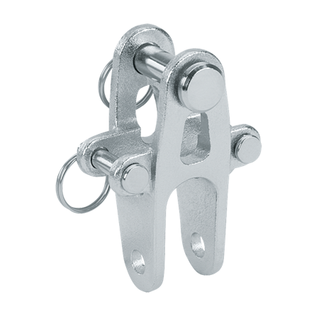 Harken 22 mm Small Boat CB Traveler Car Stand-Up Toggle — 6 mm Pin, Control Tangs