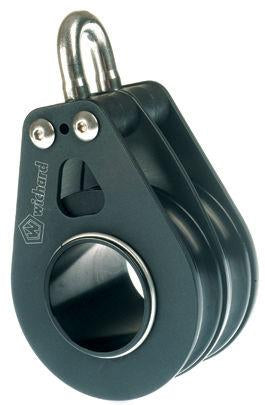 Roller Block Dia.50 Aludouble Fixed Eye