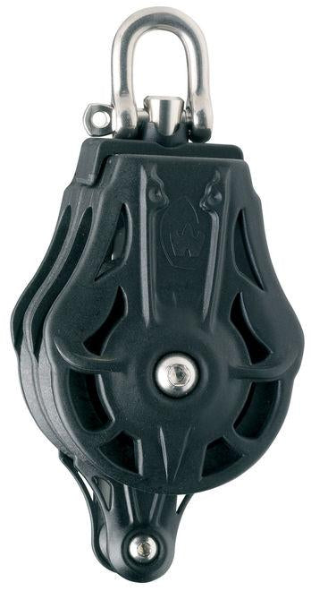 Block 45/Double Shackle Headwith Becket - W/Balls